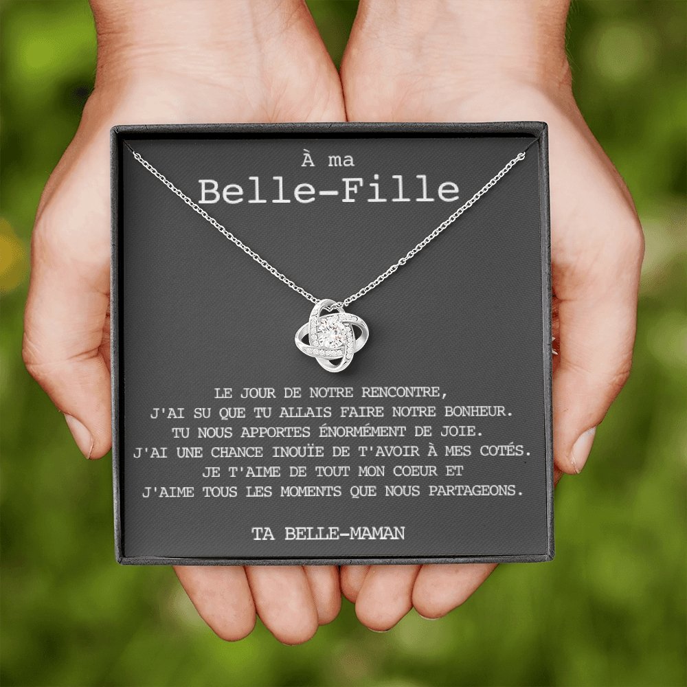 BELLA • Collier Belle-Fille Noeud d'Amour - Lehnaa