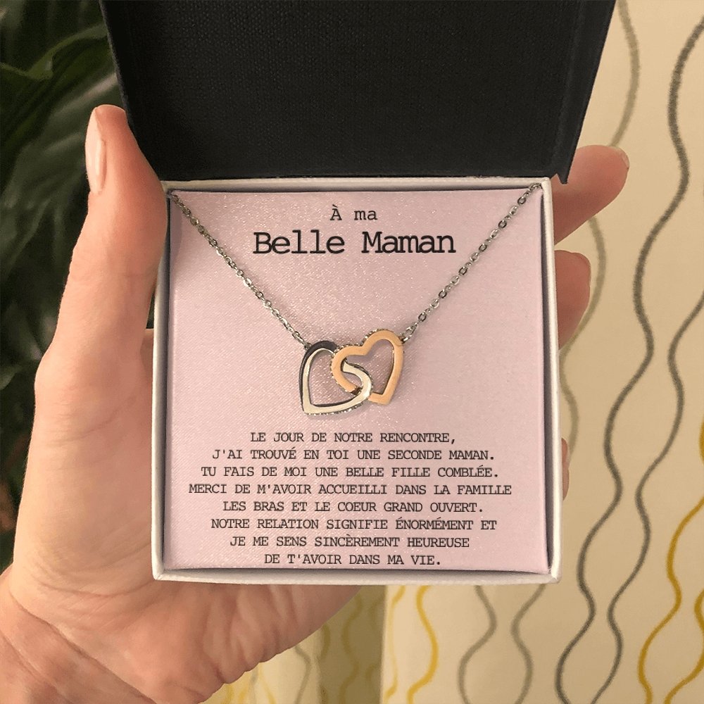 BELMOM • COLLIER BELLE-MÈRE DOUBLE COEUR - Lehnaa