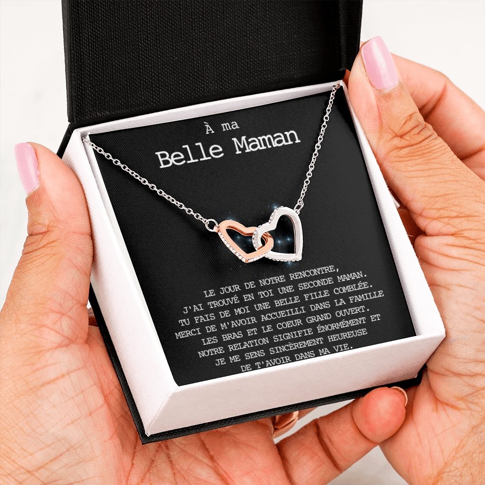 BELMOM • COLLIER BELLE-MÈRE DOUBLE COEUR - Lehnaa