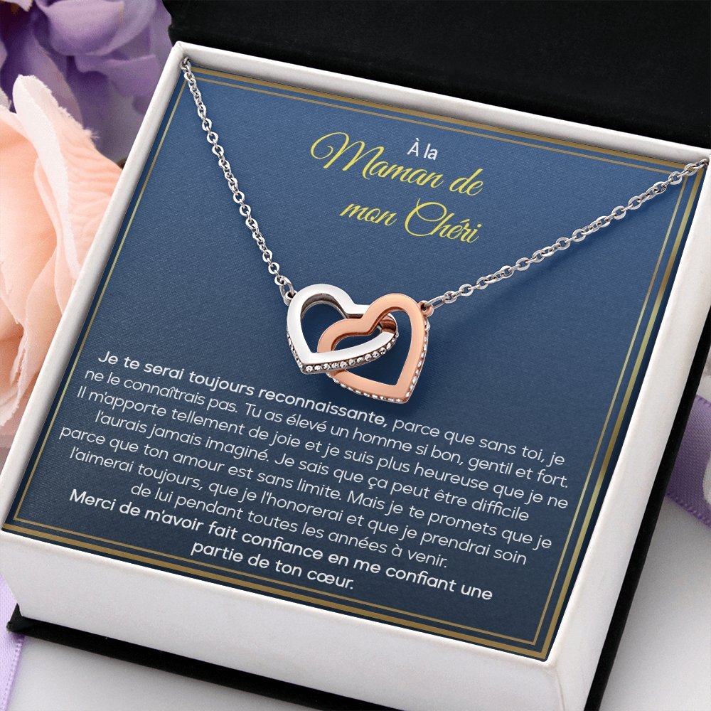BELMOM • COLLIER BELLE-MÈRE Double Cœur - Lehnaa
