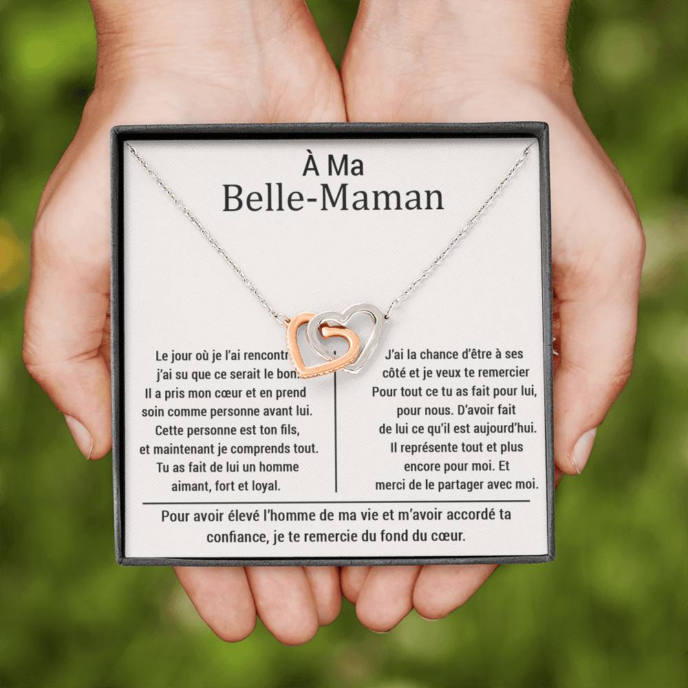 BELMOM • COLLIER BELLE-MÈRE Double Cœur - Lehnaa