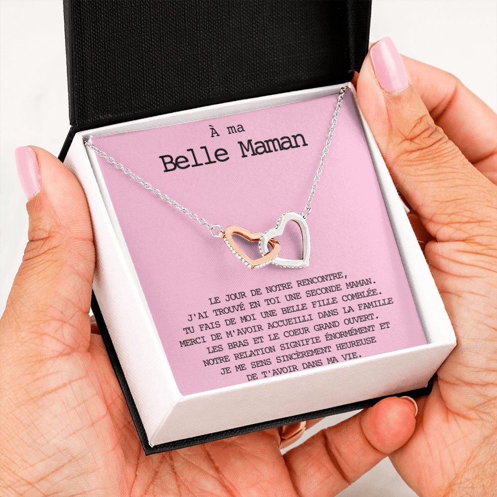 BELMOM • COLLIER BELLE-MÈRE DOUBLE COEUR - Lehnaa