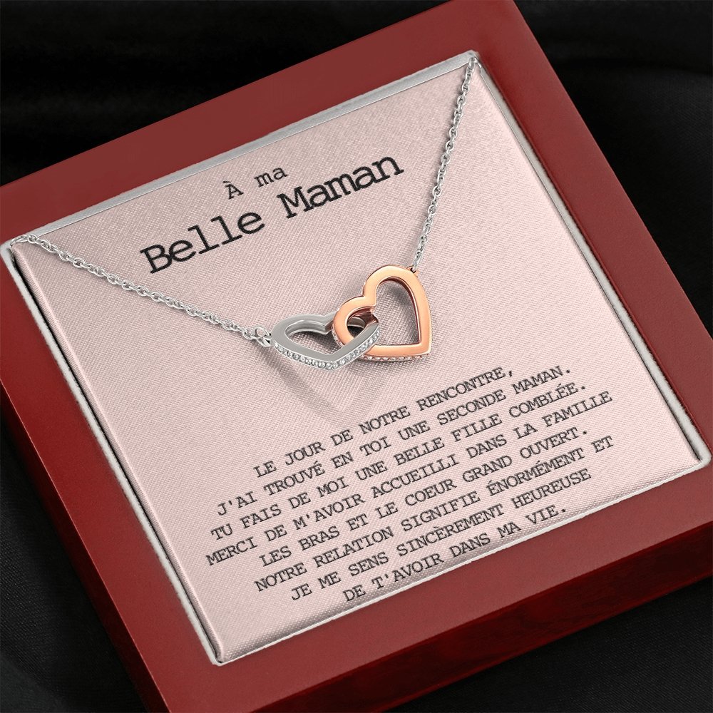 BELMOM • COLLIER BELLE-MÈRE DOUBLE COEUR - Lehnaa