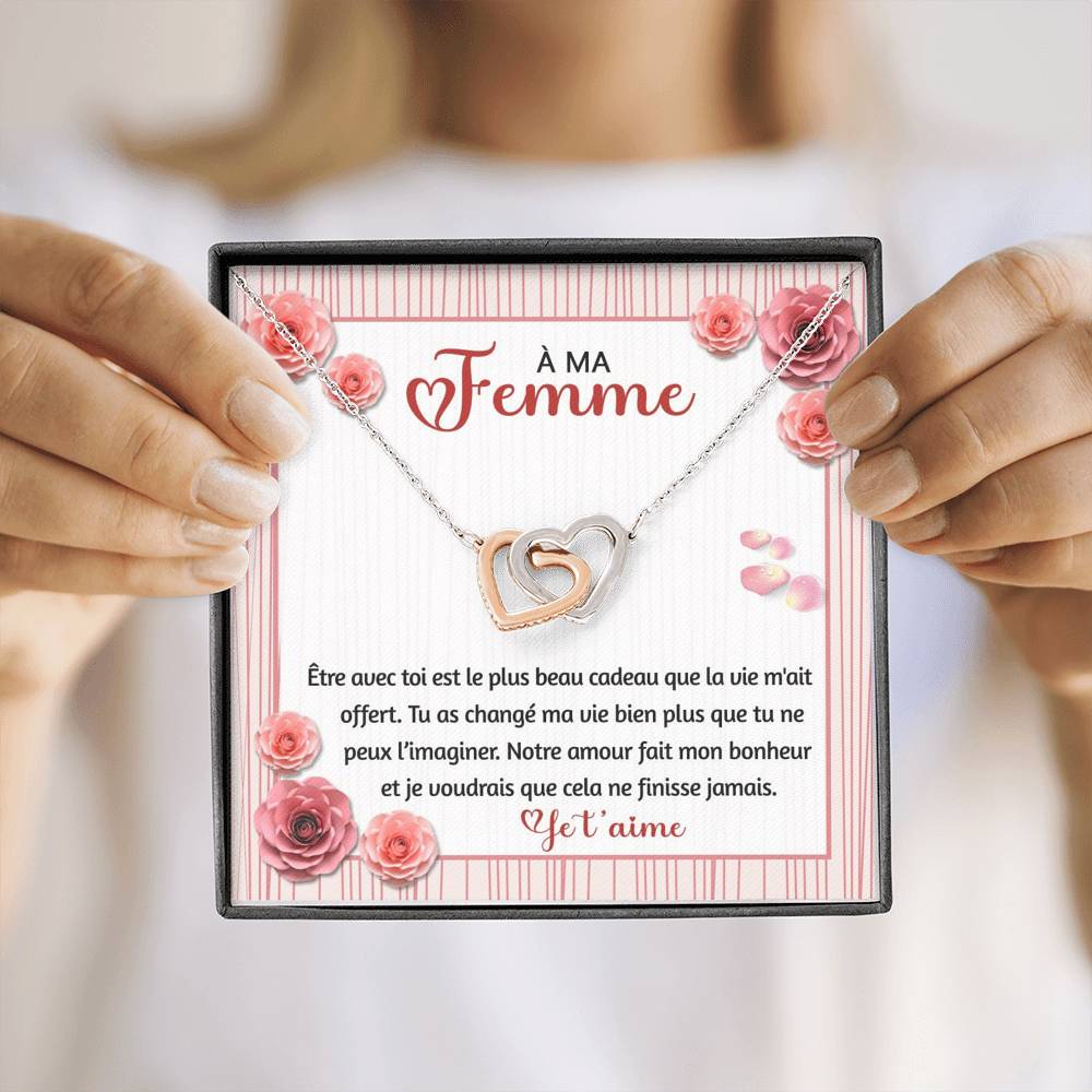 ETERNITY • Collier Amoureux Double Cœur - Lehnaa