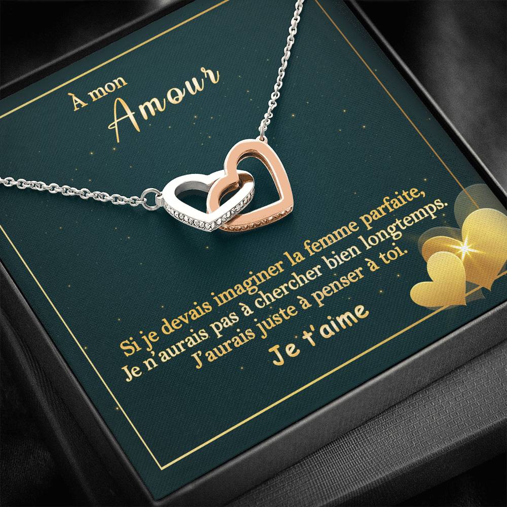 ETERNITY • Collier Déclaration d'amour Double Cœur - Lehnaa