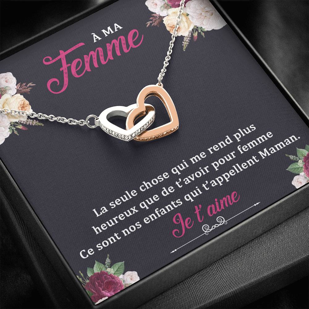 ETERNITY • Collier Déclaration d'amour Double Cœur - Lehnaa