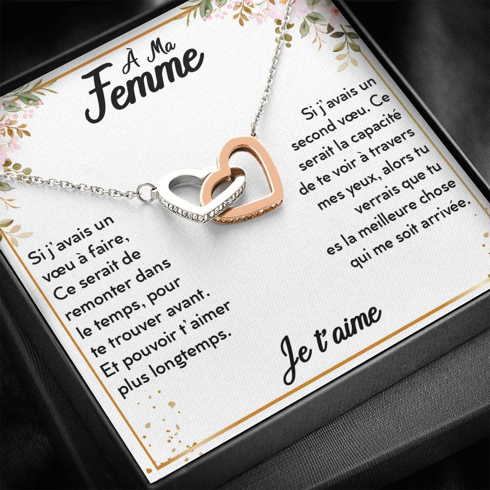 ETERNITY • Collier Déclaration d'amour Double Cœur - Lehnaa