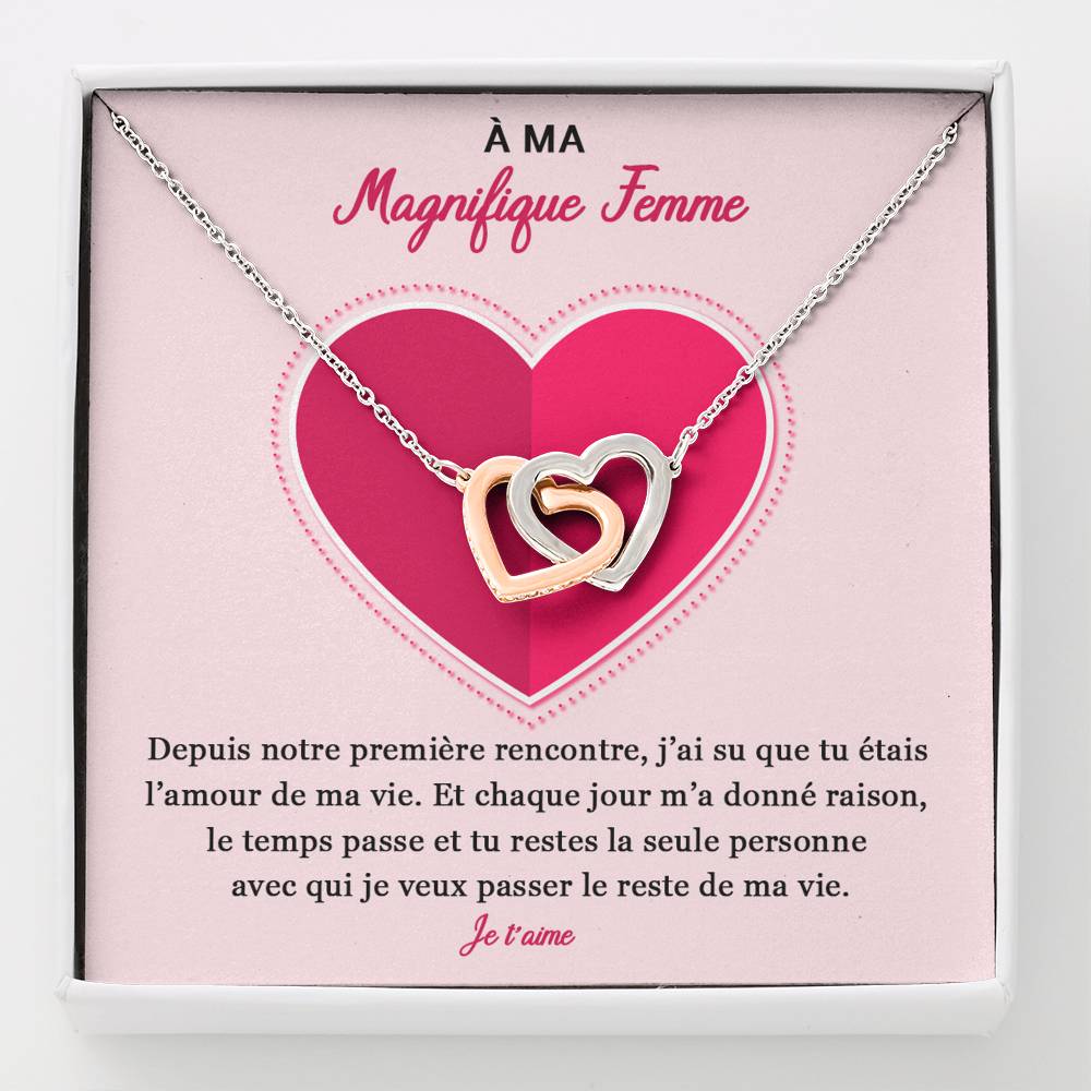 ETERNITY • Collier Déclaration d'amour Double Cœur - Lehnaa