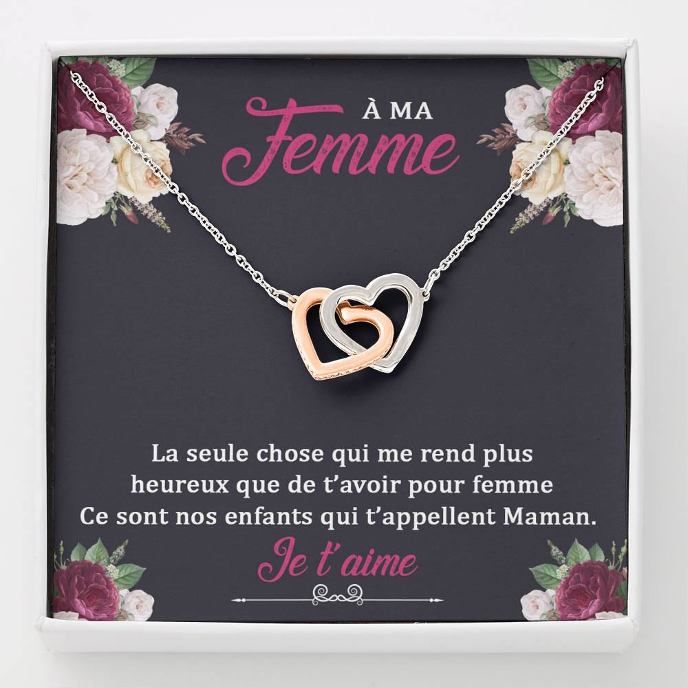 ETERNITY • Collier Déclaration d'amour Double Cœur - Lehnaa