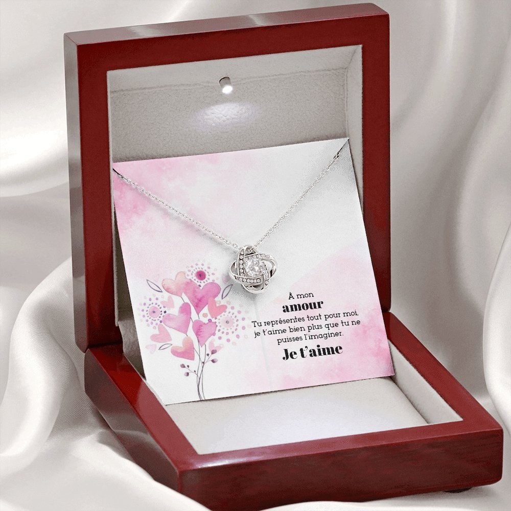ETERNITY • Collier Déclaration d'amour Noeud d'Amour - Lehnaa