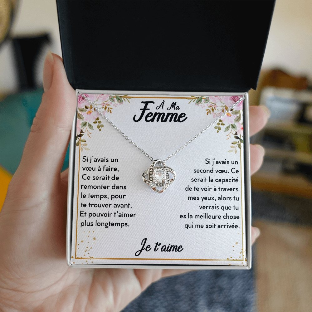 ETERNITY • Collier Déclaration d'amour Noeud d'Amour - Lehnaa