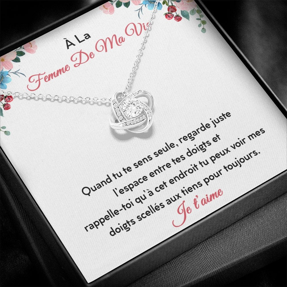 ETERNITY • Collier Déclaration d'amour Noeud d'Amour - Lehnaa