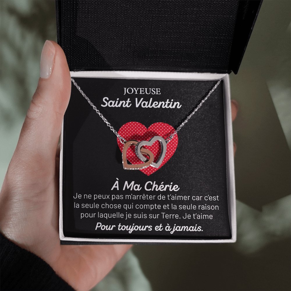 ETERNITY • Collier Saint Valentin Double Cœur - Lehnaa