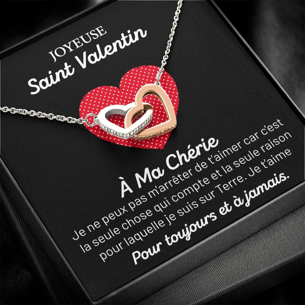 ETERNITY • Collier Saint Valentin Double Cœur - Lehnaa