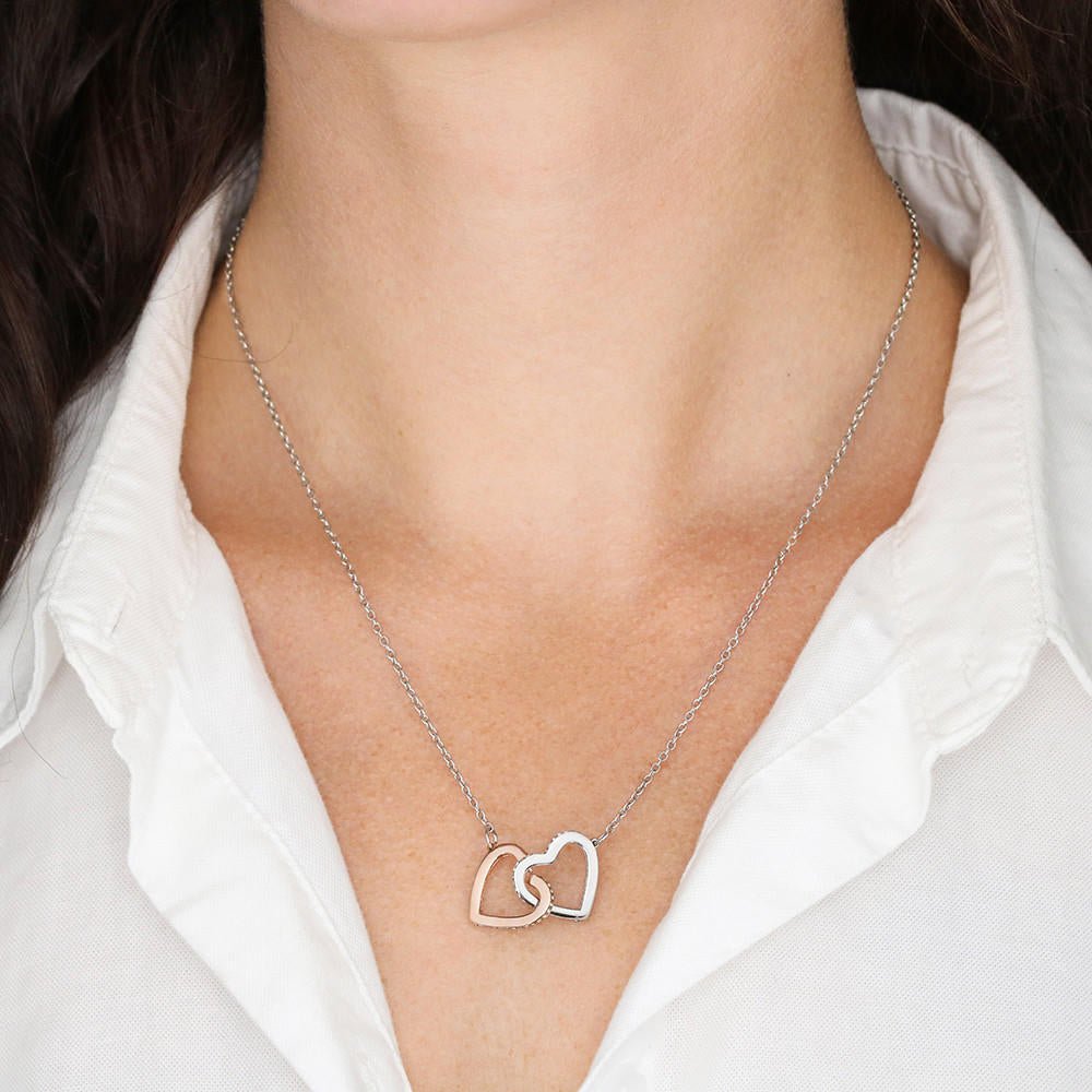 ETERNITY • Collier Saint Valentin Double Cœur - Lehnaa