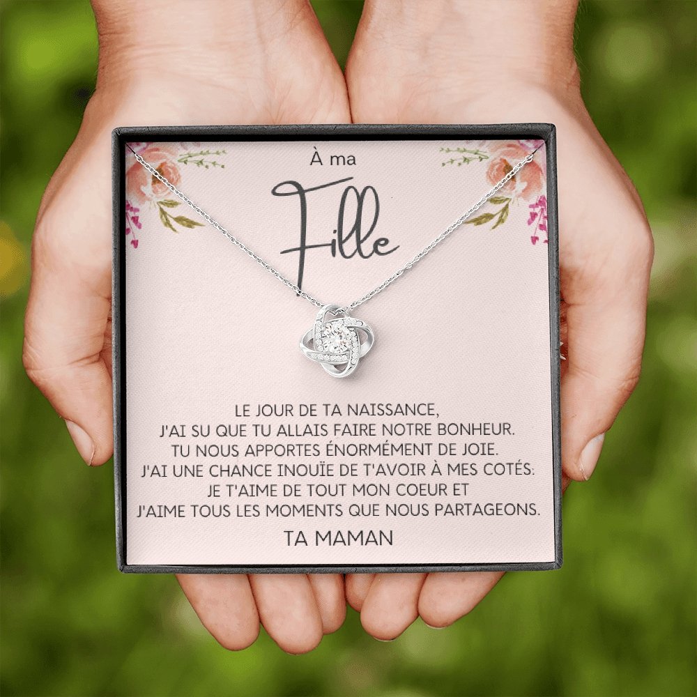 LINKY • Collier A Ma Fille Noeud d'Amour - Lehnaa