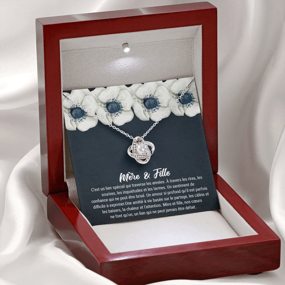 LINKY • Collier A Ma Fille Noeud d'Amour - Lehnaa