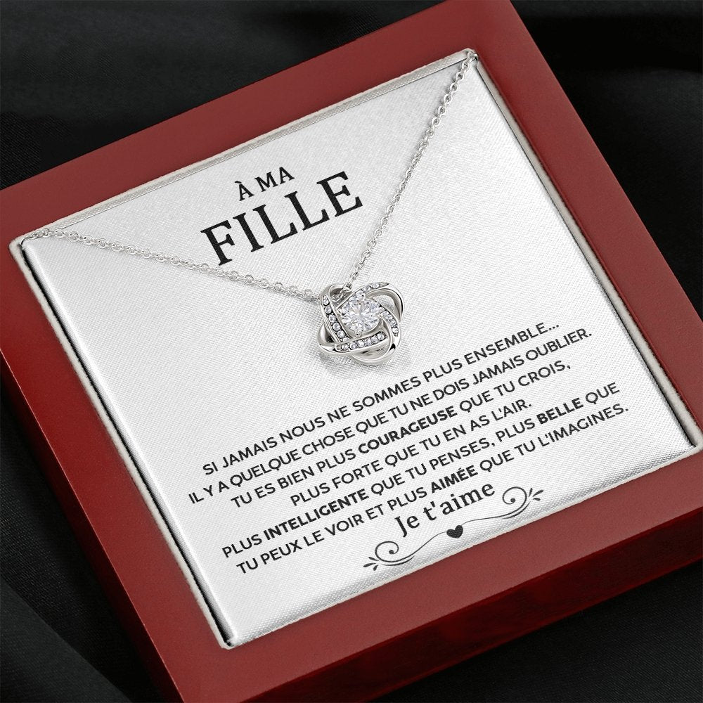 LINKY • Collier A Ma Fille Noeud d'Amour - Lehnaa