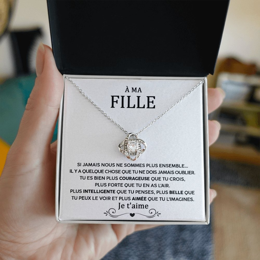 LINKY • Collier A Ma Fille Noeud d'Amour - Lehnaa
