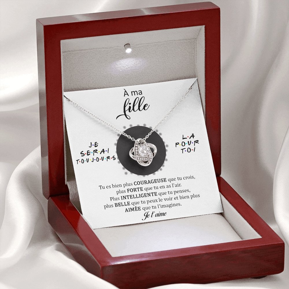 LINKY • Collier A Ma Fille Noeud d'Amour - Lehnaa
