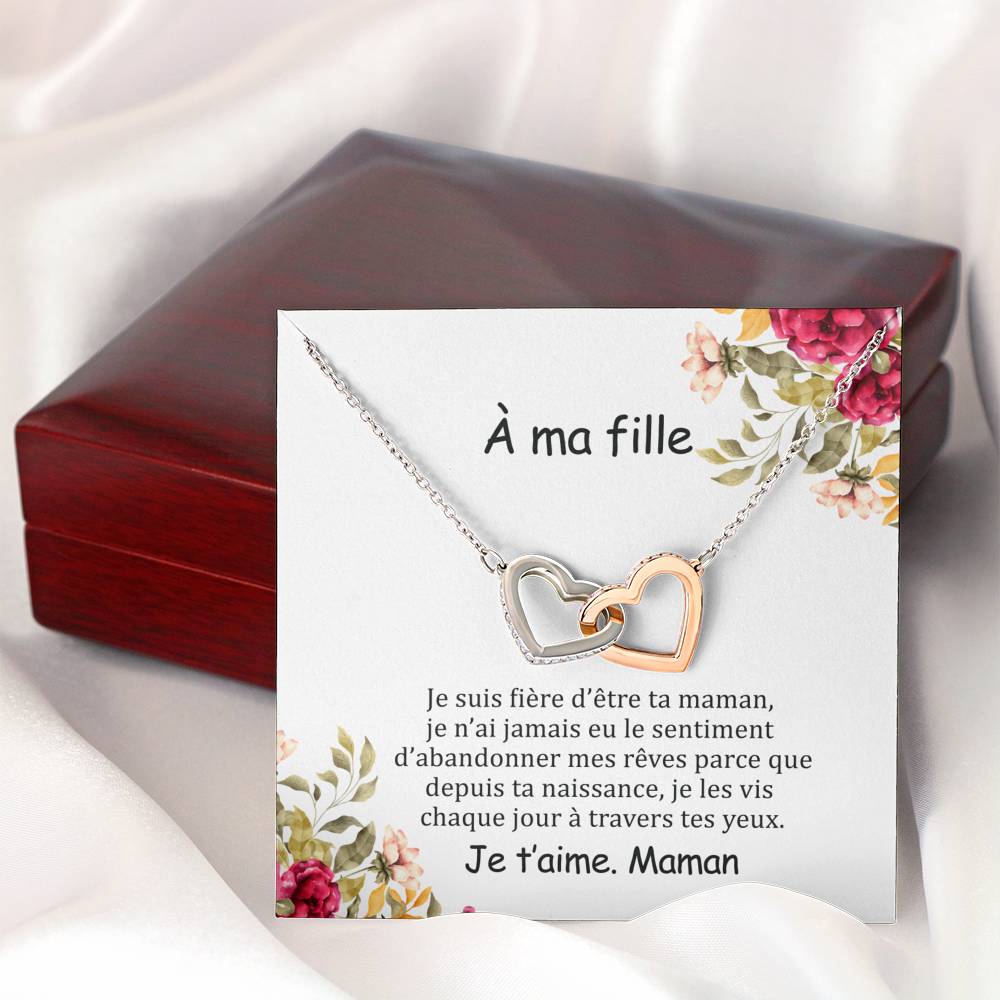 LINKY • Collier Mère-Fille Double Cœur - Lehnaa
