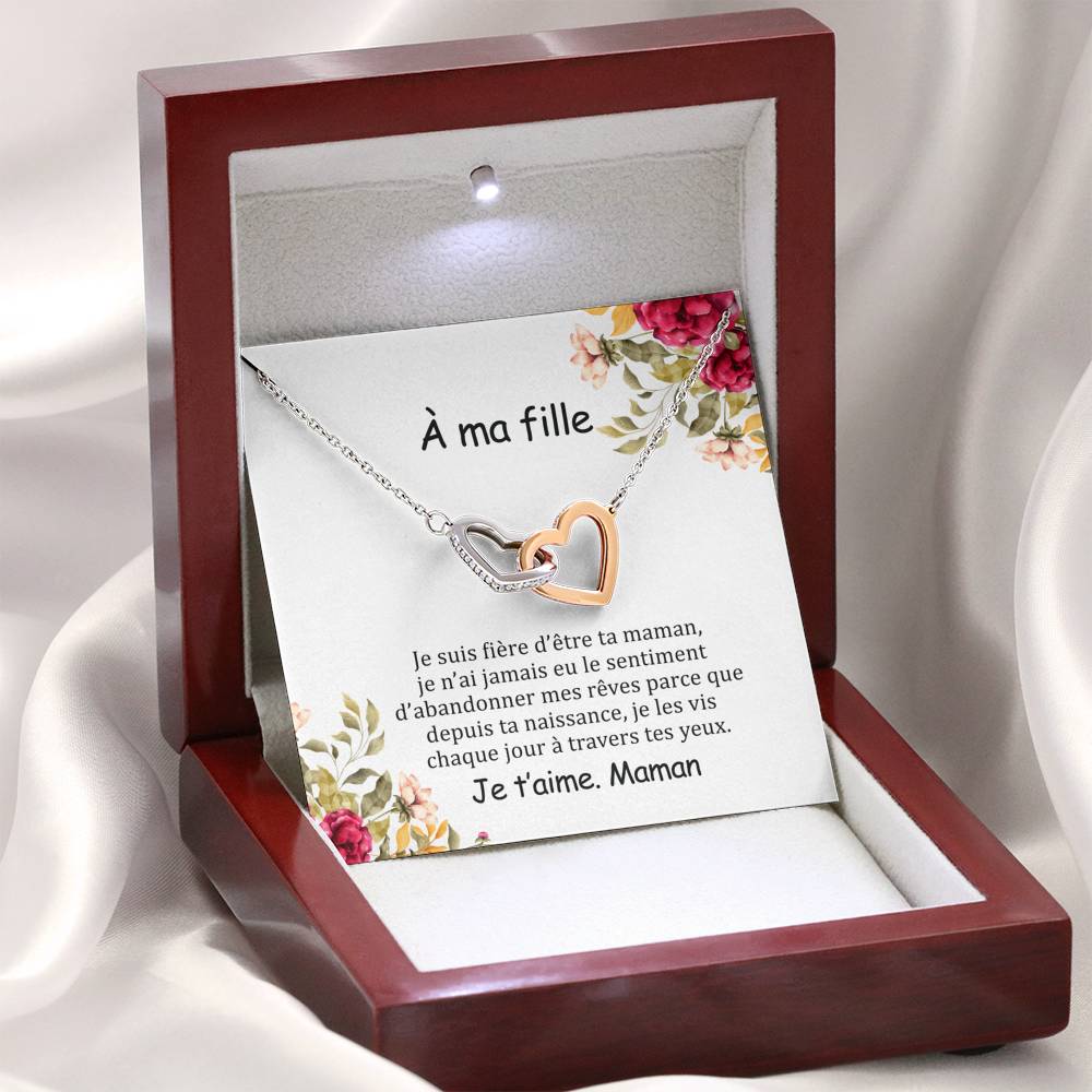 LINKY • Collier Mère-Fille Double Cœur - Lehnaa