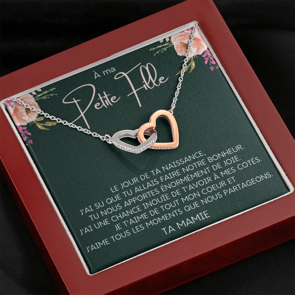 LINKY • Collier Petite-Fille Double Cœur - Lehnaa
