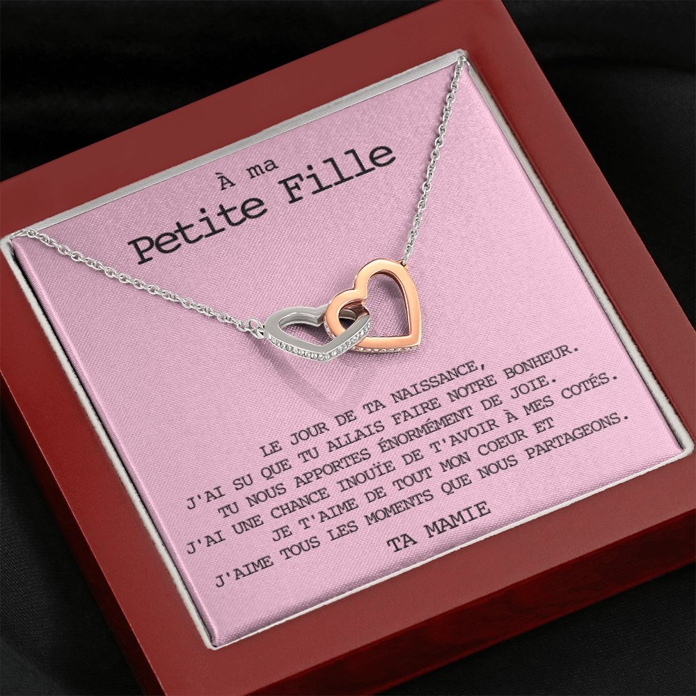 LINKY • Collier Petite-Fille Double Cœur - Lehnaa