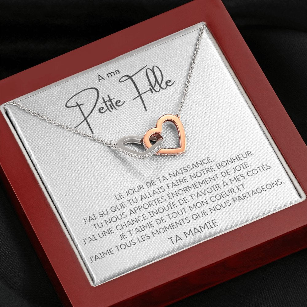 LINKY • Collier Petite-Fille Double Cœur - Lehnaa