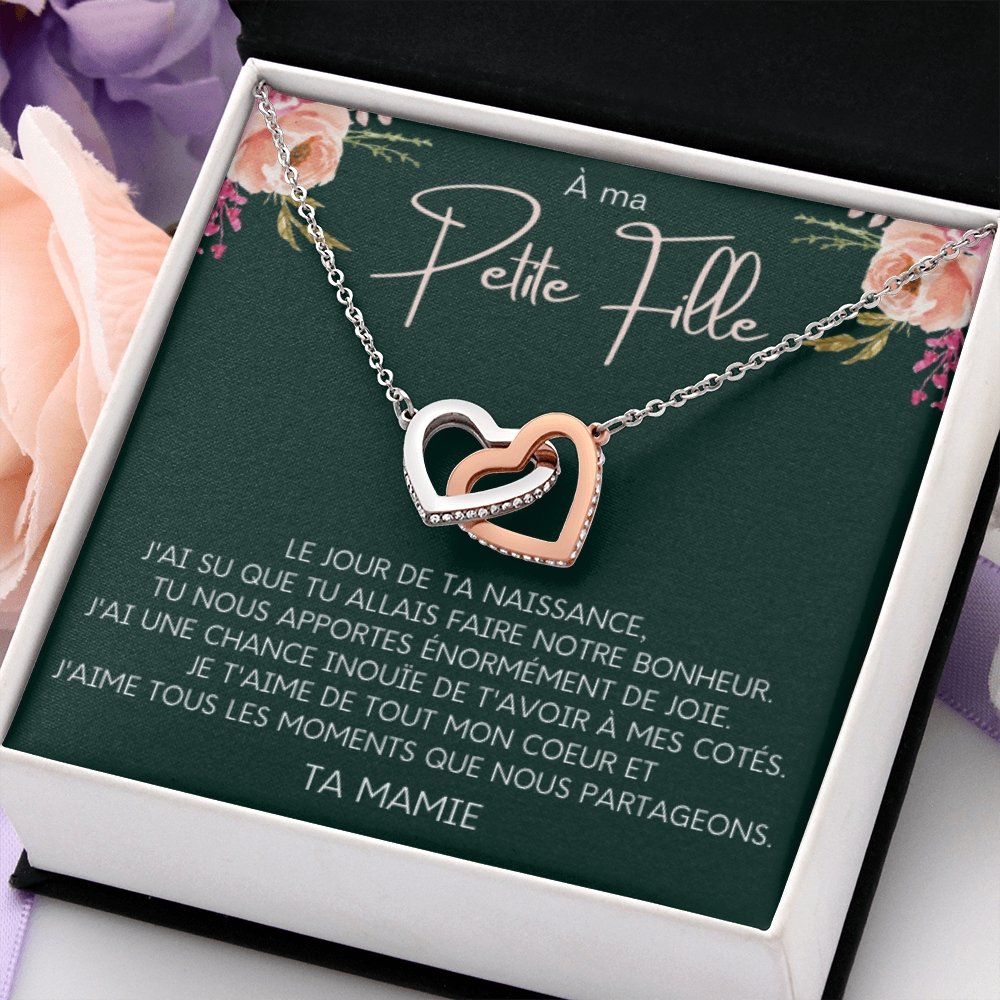 LINKY • Collier Petite-Fille Double Cœur - Lehnaa