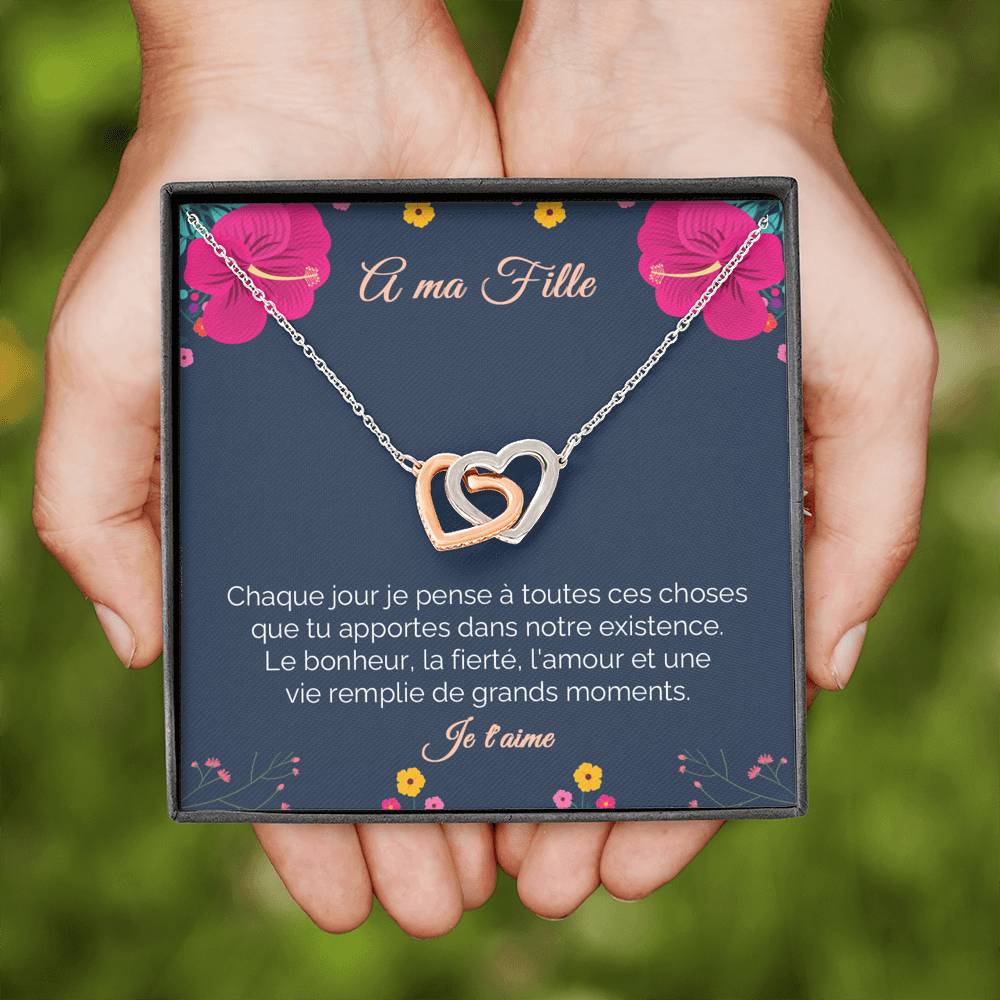 LINKY • Déclaration Pour Ma Fille Double Cœur - Lehnaa