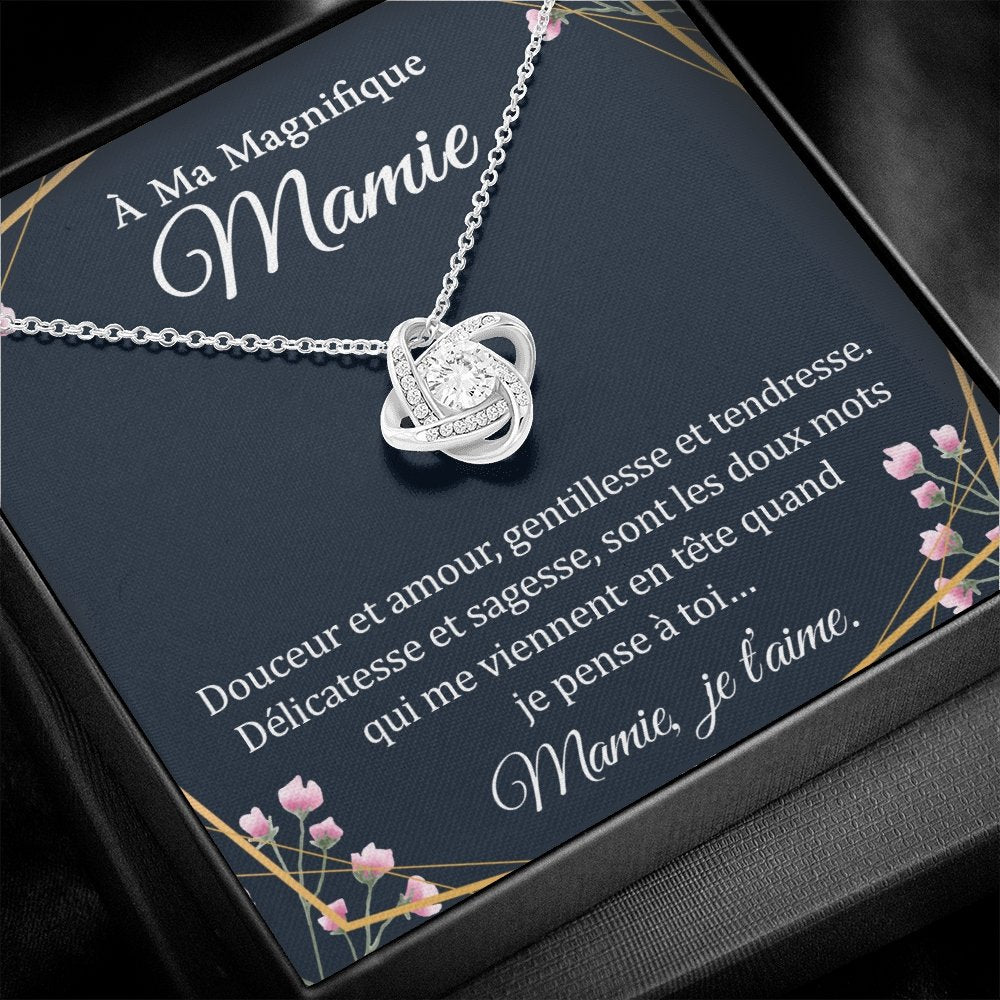 MAMIELOVA • Collier A Ma Mamie Noeud d'Amour - Lehnaa