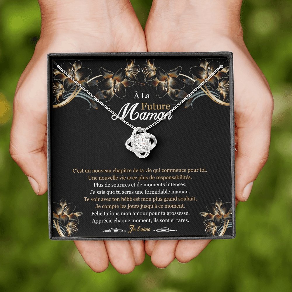 NEWMOM • Collier Future Maman Noeud d'Amour - Lehnaa