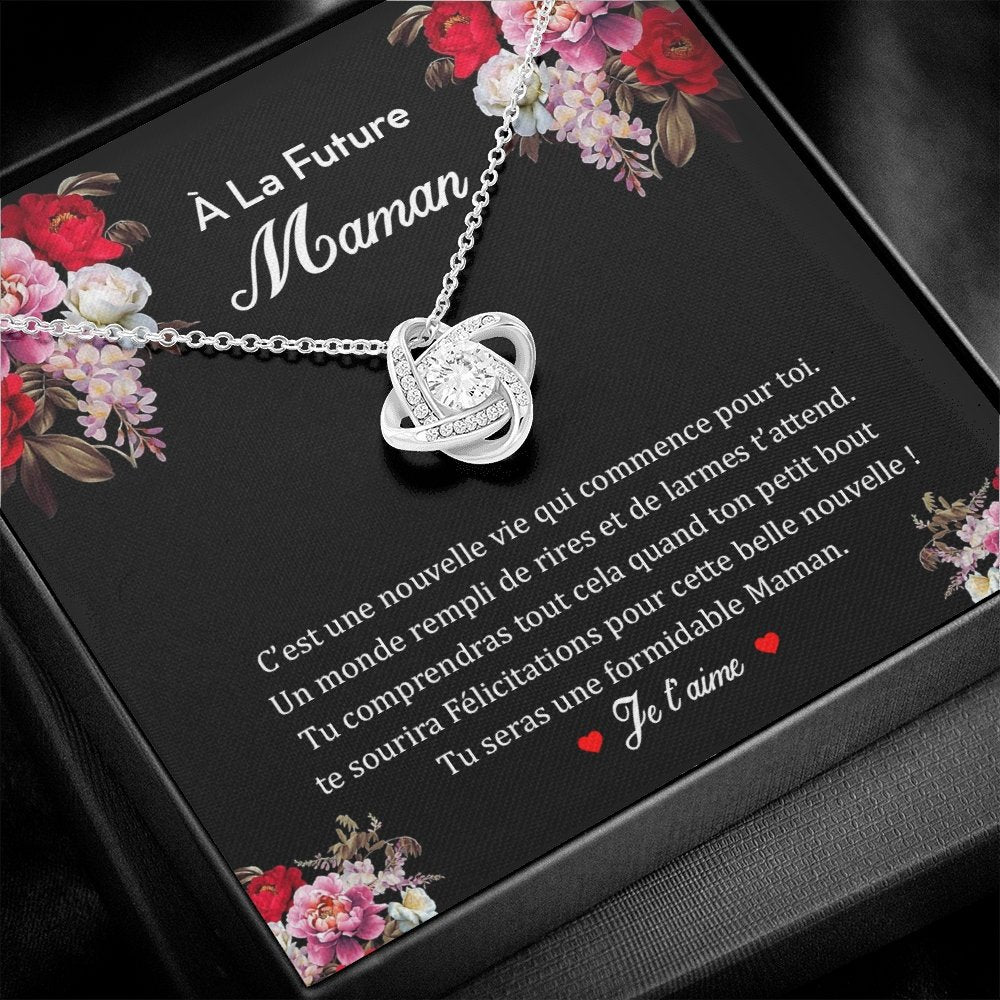 NEWMOM • Collier Future Maman Noeud d'Amour - Lehnaa