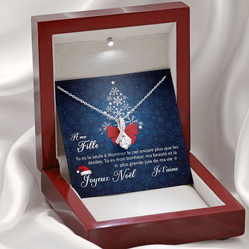 NOELENCHANTÉ • COLLIER JOYEUX NOËL MA FILLE Elixir - Lehnaa