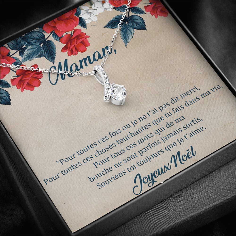 NOELENCHANTÉ • COLLIER JOYEUX NOËL MAMAN Elixir - Lehnaa