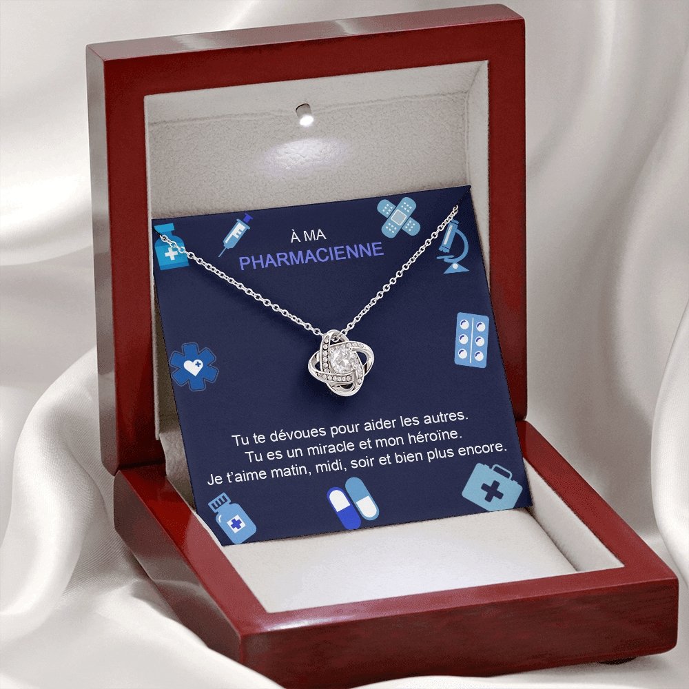 NURSE • Collier Pharmacienne Noeud d'Amour - Lehnaa