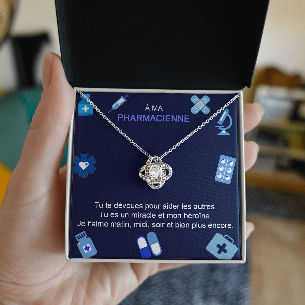 NURSE • Collier Pharmacienne Noeud d'Amour - Lehnaa