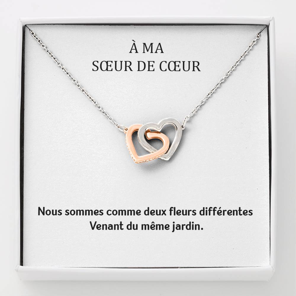 ONELOVE • Collier Meilleures Amies Double Cœur - Lehnaa
