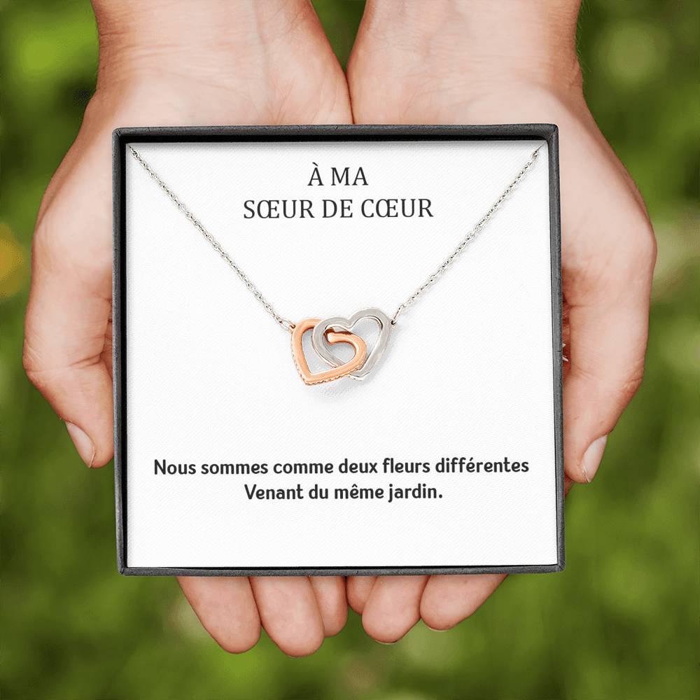 ONELOVE • Collier Meilleures Amies Double Cœur - Lehnaa