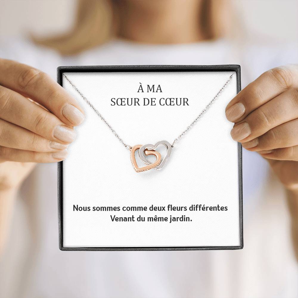 ONELOVE • Collier Meilleures Amies Double Cœur - Lehnaa