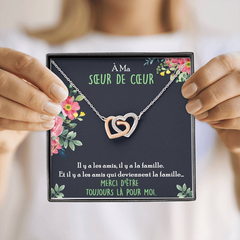 ONELOVE • Collier Meilleures Amies Double Cœur - Lehnaa