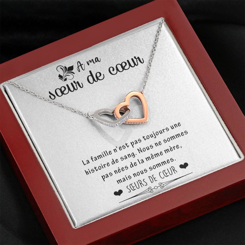 ONELOVE • Collier Meilleures Amies Double Cœur - Lehnaa