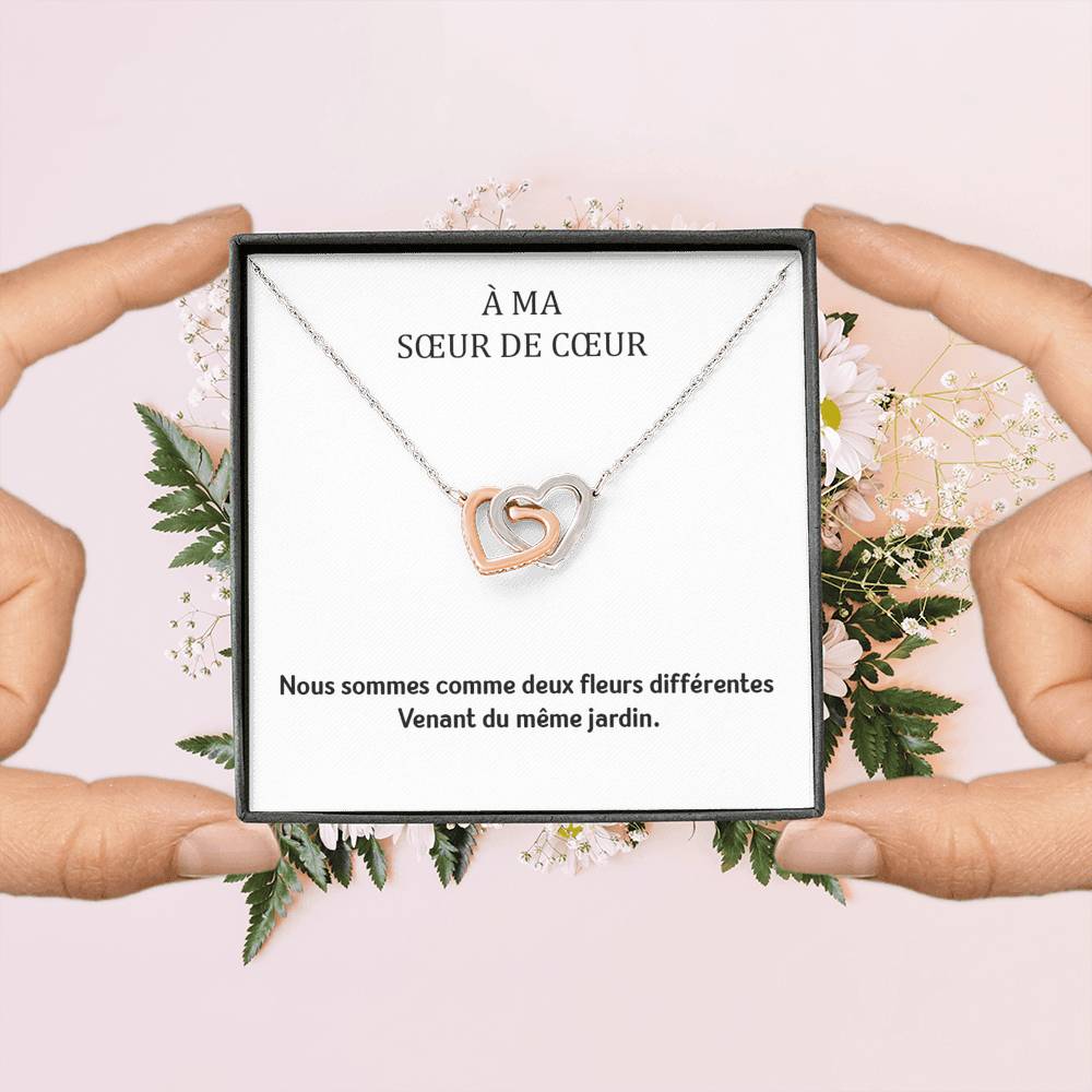 ONELOVE • Collier Meilleures Amies Double Cœur - Lehnaa