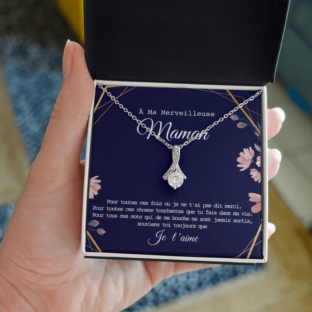 ONEMOM • Collier Déclaration Maman Elixir - Lehnaa