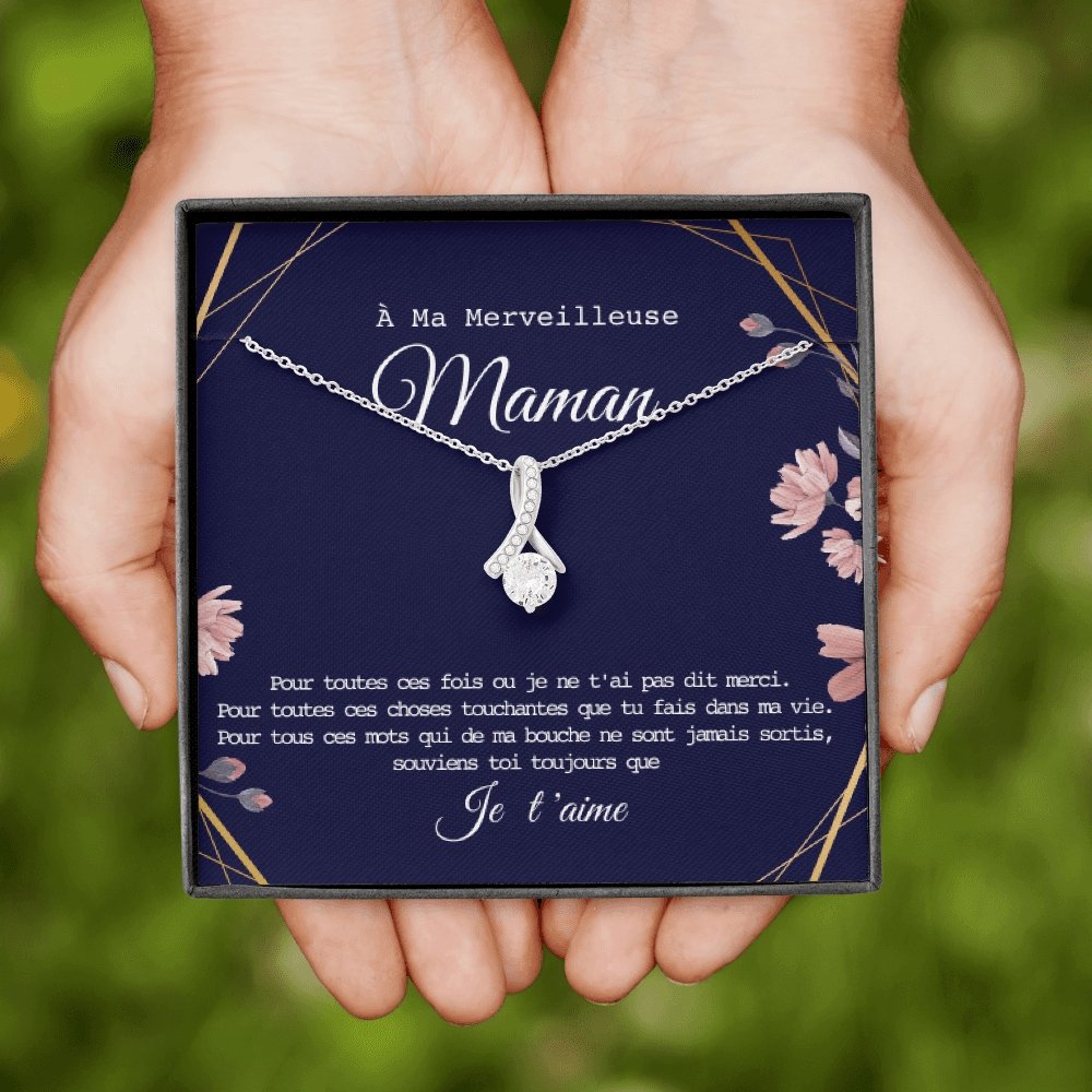 ONEMOM • Collier Déclaration Maman Elixir - Lehnaa