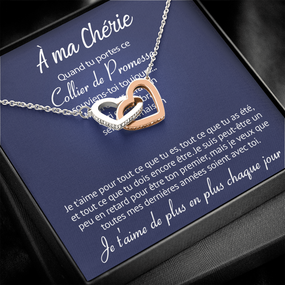 ETERNITY • Collier Déclaration d'amour Double Cœur - Lehnaa