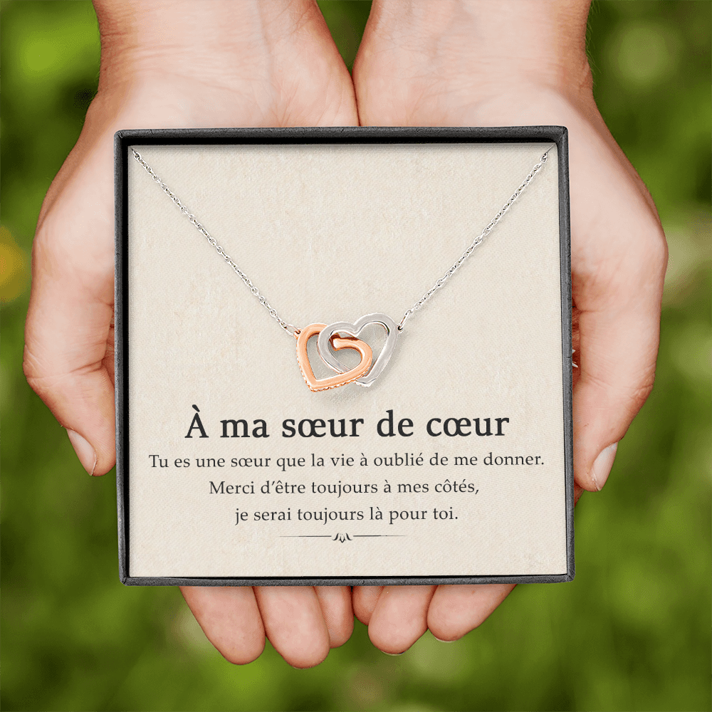 ONELOVE • Collier Meilleures Amies Double Cœur - Lehnaa