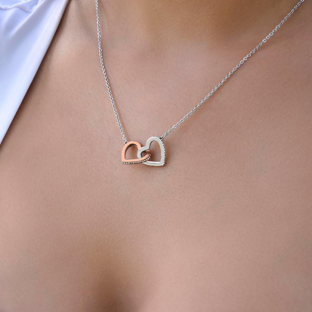 TATAMOUR • Collier pour ma tatie Double Cœur - Lehnaa